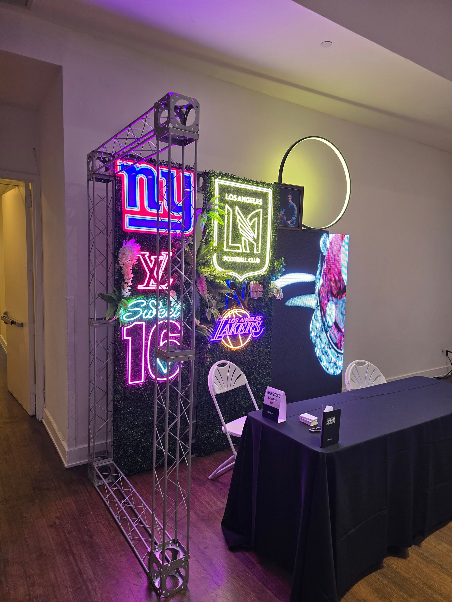 NES Light at The Event Planner Expo 2025 | Custom LED Neon & Digital Signage