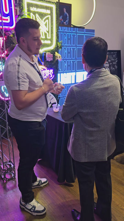 NES Light at The Event Planner Expo 2025 | Custom LED Neon & Digital Signage