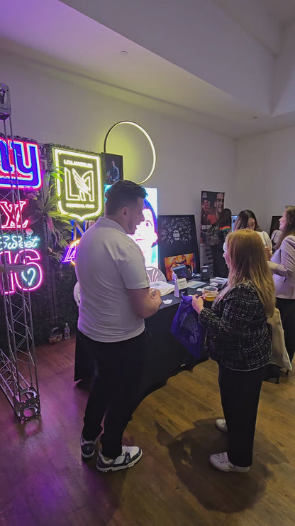 NES Light at The Event Planner Expo 2025 | Custom LED Neon & Digital Signage