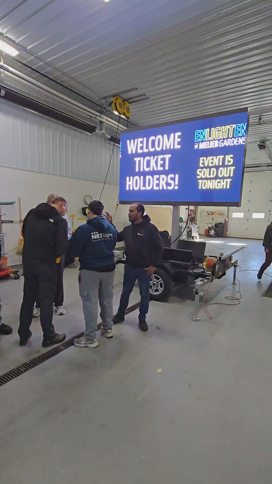 🚛 Trailer LED Billboard Installation & Demo | NES Light